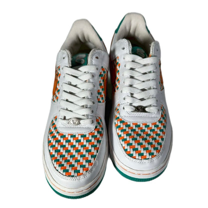 NIKE " AIR FORSE 1 PREMIUM MIAMI" / WHITE / CLEMENTINE-ALOE BLA OREP-ALOE
