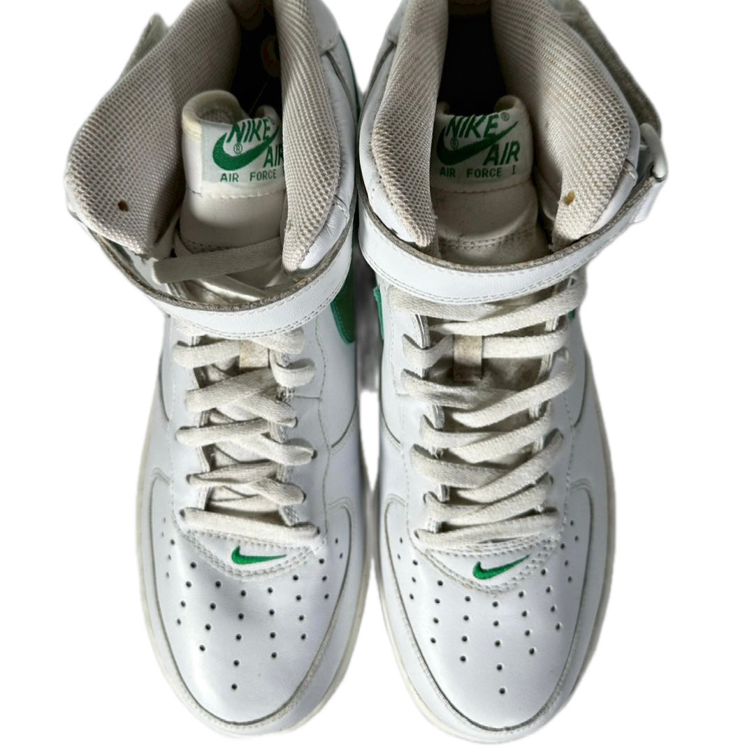 NIKE " AIR FORSE 1 MID 2006" WHITE GREEN  /