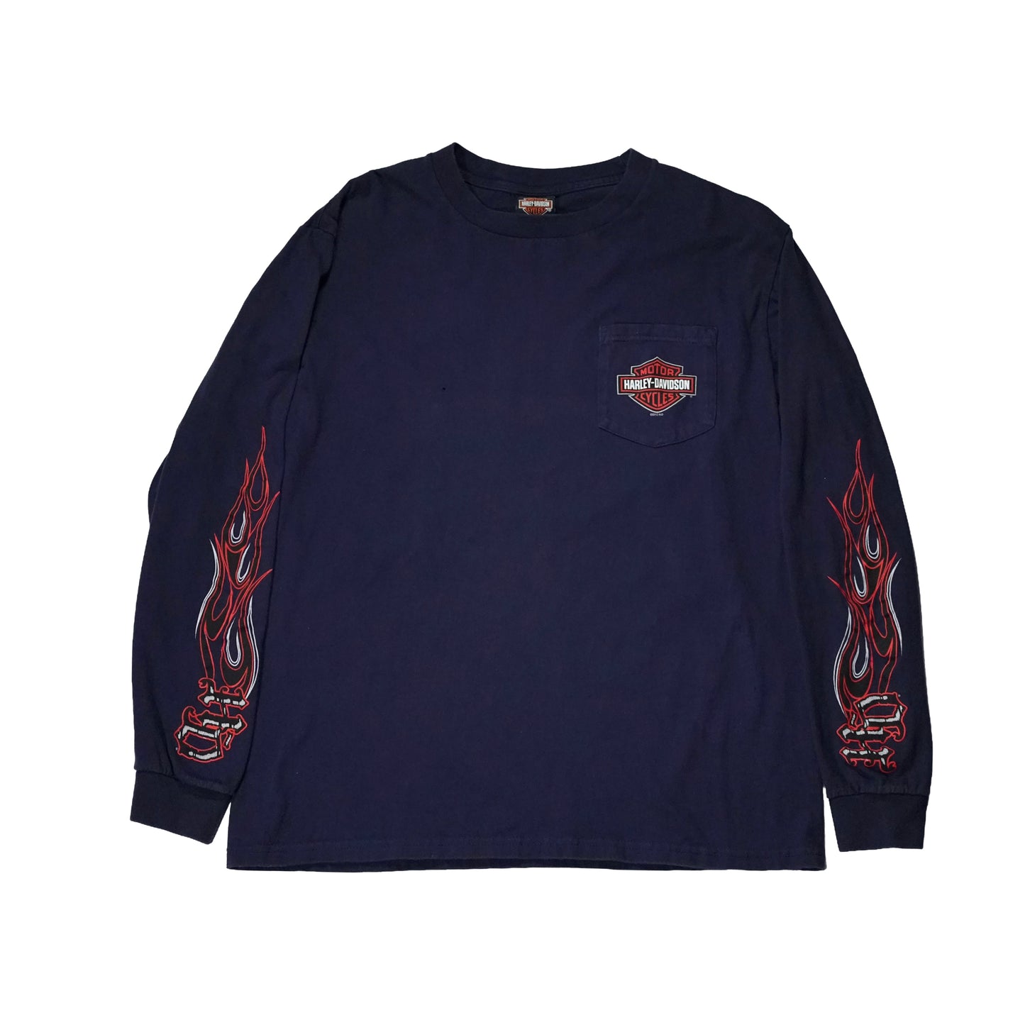 "USED" HARLEY-DAVIDSON L/S TEE / 表記L