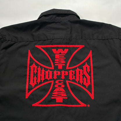 00s "WEST COAST CHOPPERS" S/S SHIRTS BLACK / L