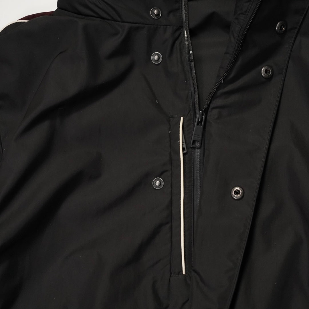 "USED" Prada Sport Nylon Hooded Jacket FW2018 / Black & Burgundy /表記52