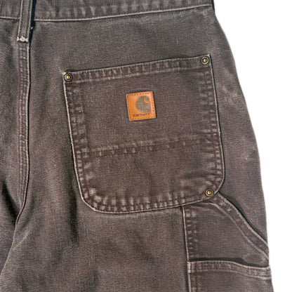 "CARHARTT DOUBLE KNEE PANTS / BROWN/  表記31x30"