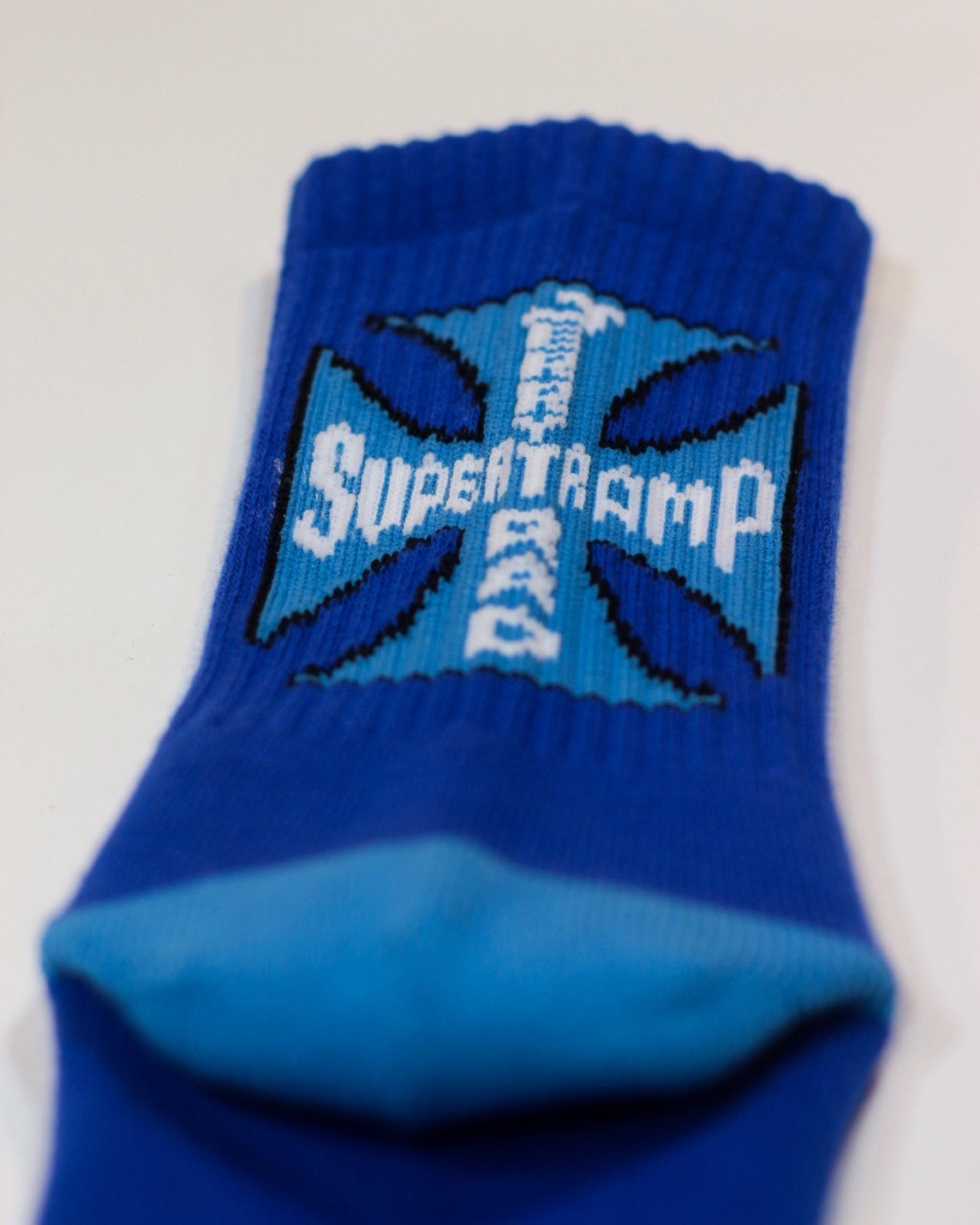 SUPERTRAMP / JERRYTRAD IRON CROSS ANKLE SOX / BLUE