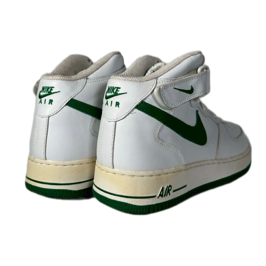 NIKE " AIR FORSE 1 MID 2006" WHITE GREEN  /