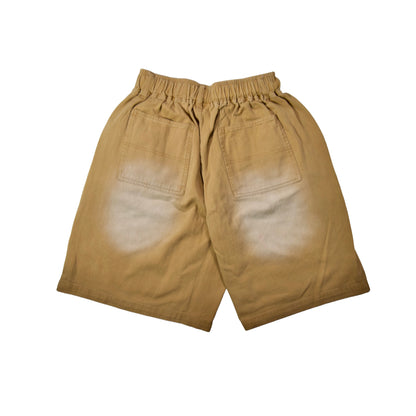 TWILL BLAST DOUBLE KNEE SHORTS /  BEIGE