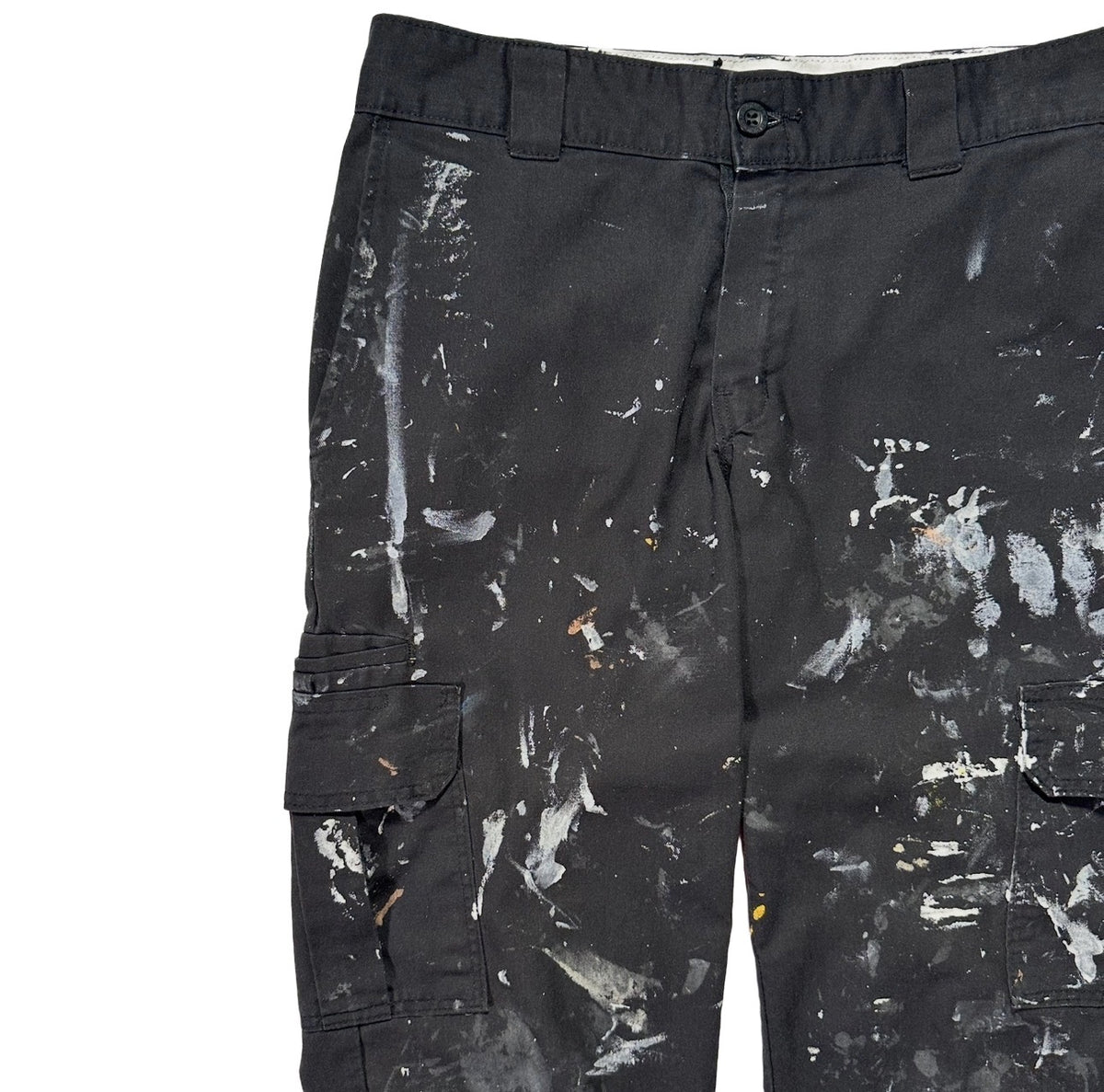 OLD  "DICKEIS CHINO CARGO PANTS / BLACK / 表記W32