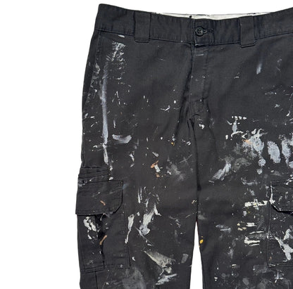 OLD  "DICKEIS CHINO CARGO PANTS / BLACK / 表記W32