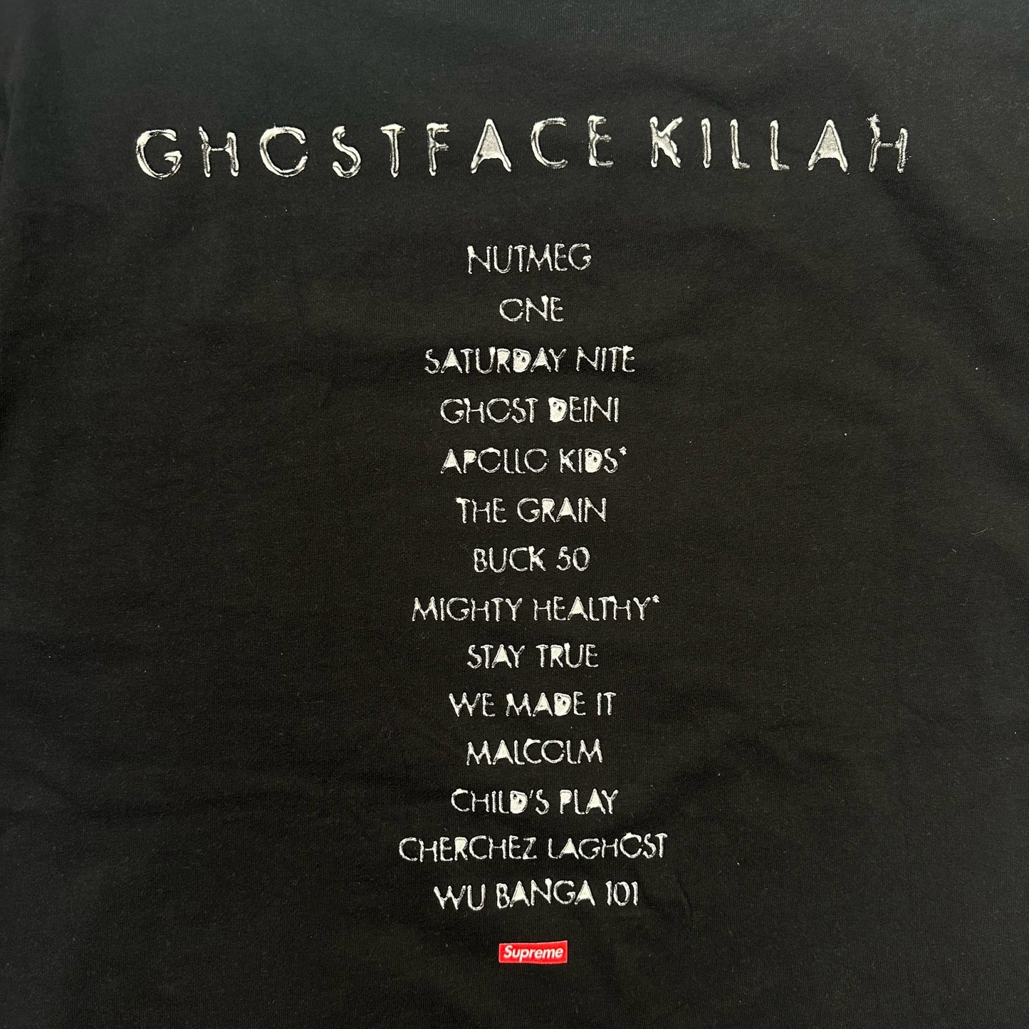 20s Supreme "Ghostface Killah" Supreme Clientele TEE / L
