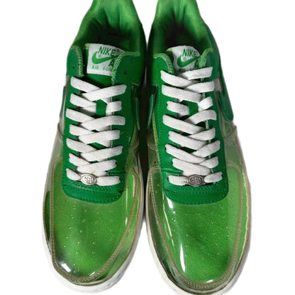 NIKE " AIR FORSE 1 TRANSPARMENT INVISIBLE" / CLEAR GREEN