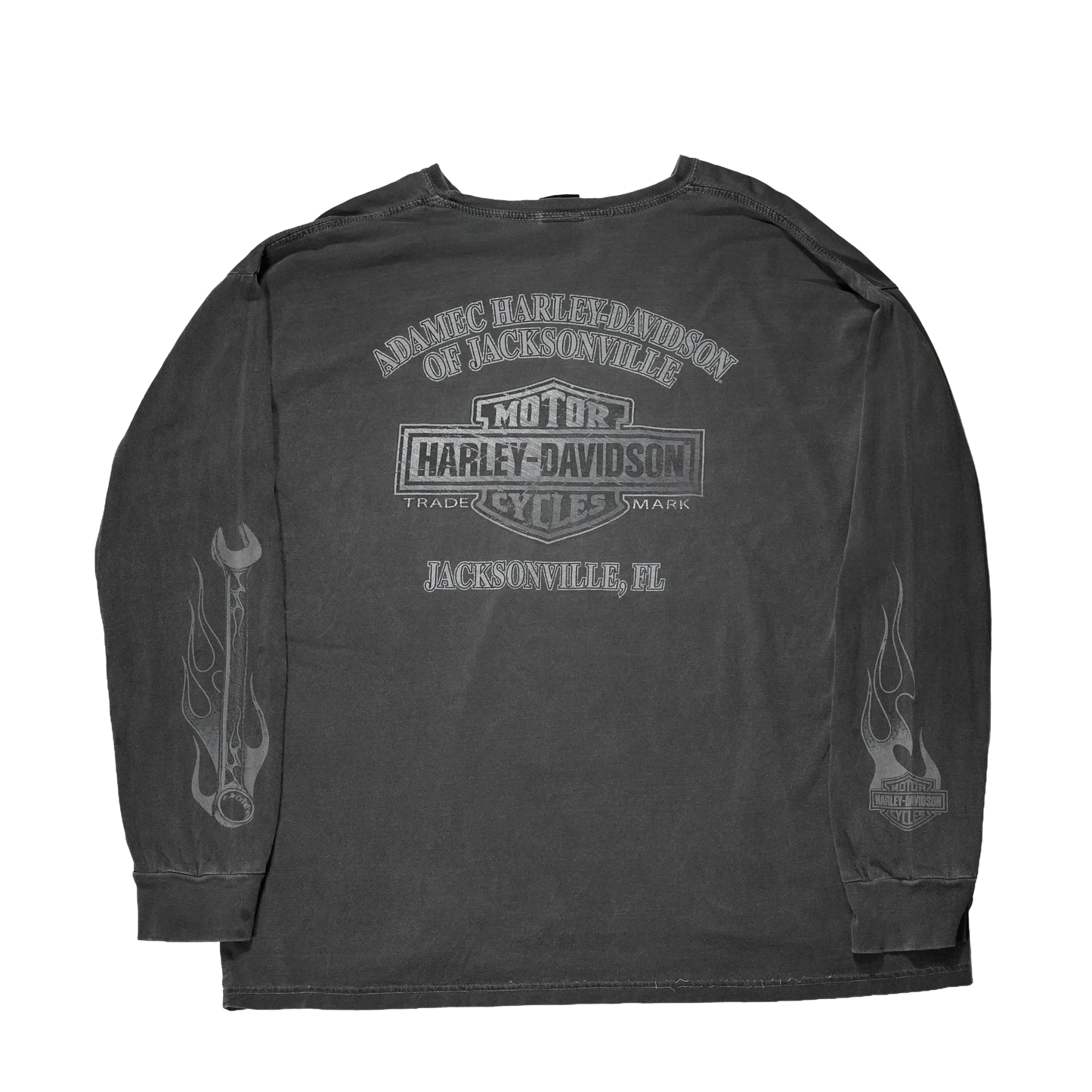 "USED" HARLEY-DAVIDSON L/S TEE / 表記XL