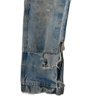 "OLD CARHARTT DOUBLE  KNEE DENIM PANTs/ INDIGO/  表記w36