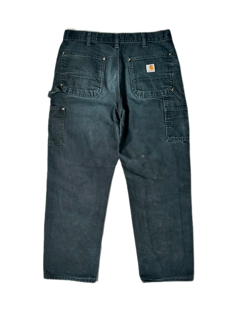 VINTAGE FADE "CARHARTT DOUBLE KNEE PANTS / BLACK /  表記W34/30