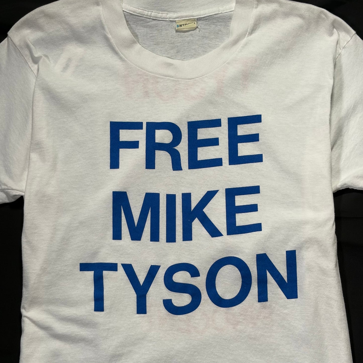 90s "MIKE TYSON FREE TYSON" S/S TEE