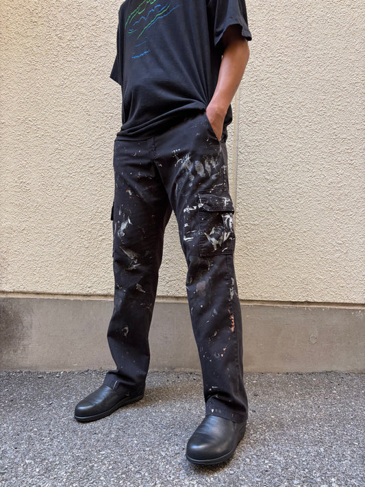 OLD  "DICKEIS CHINO CARGO PANTS / BLACK / 表記W32