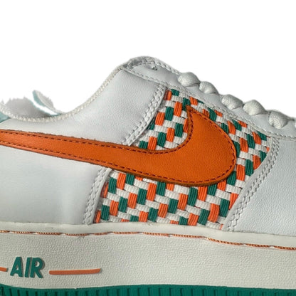 NIKE " AIR FORSE 1 PREMIUM MIAMI" / WHITE / CLEMENTINE-ALOE BLA OREP-ALOE