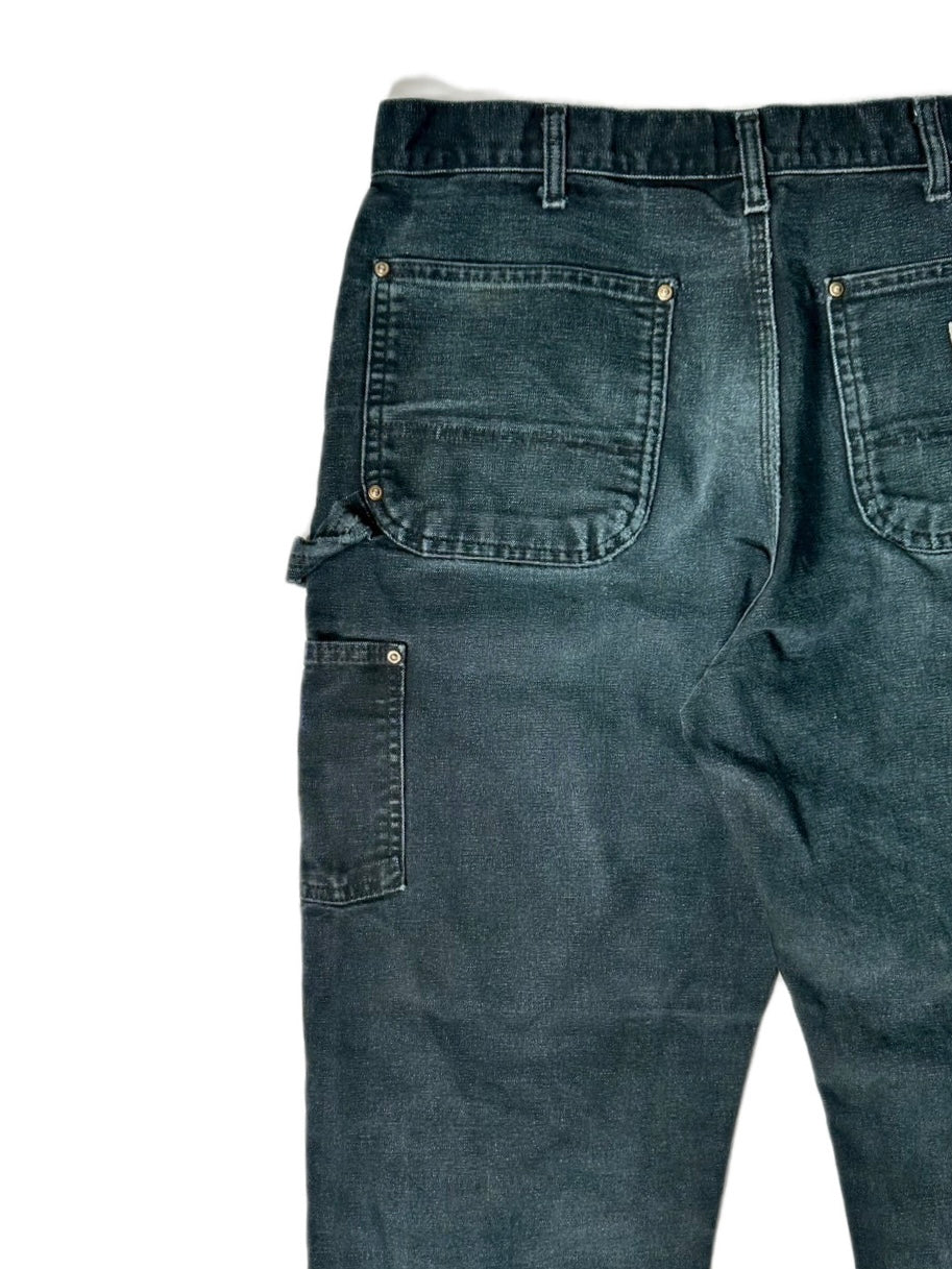VINTAGE FADE "CARHARTT DOUBLE KNEE PANTS / BLACK /  表記W34/30