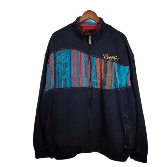 VINTAGE "COOGI" ZIP SOLID SWEAT / NAVY / 表記 4XL