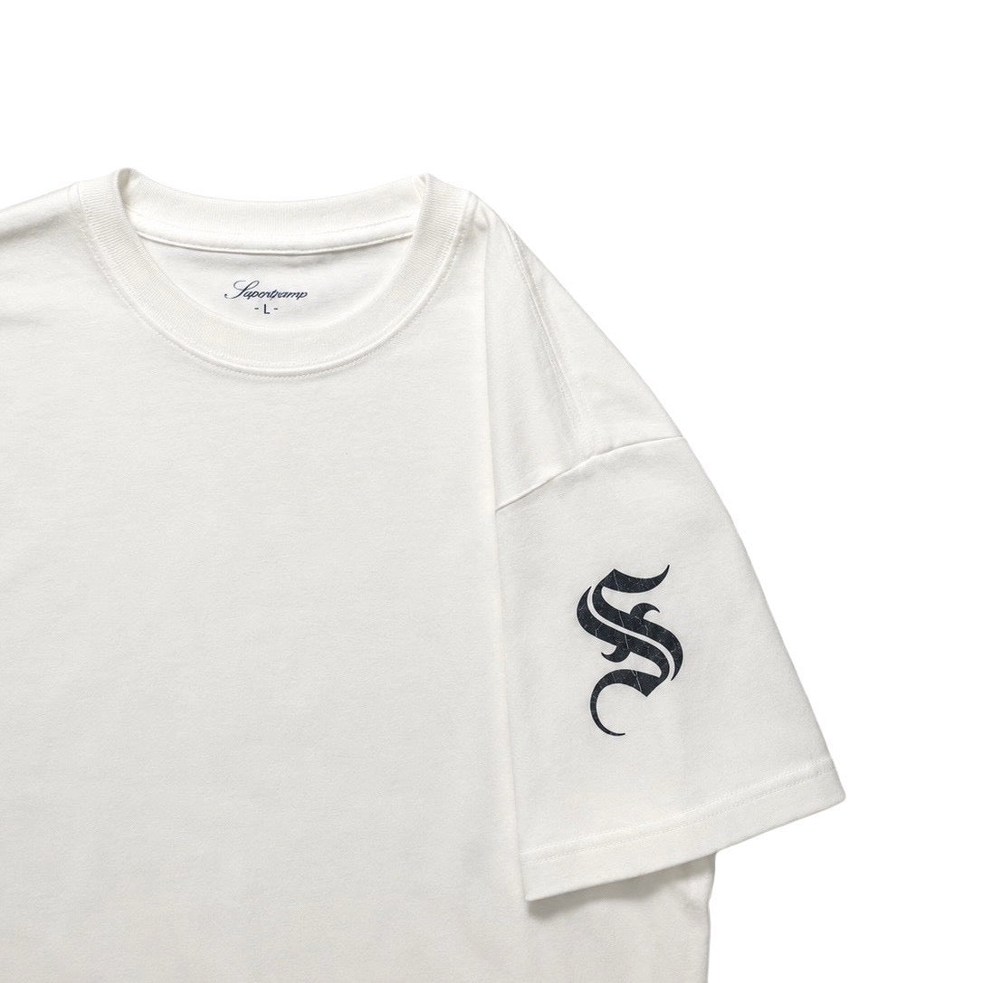 S LETTER TEE / WHITE