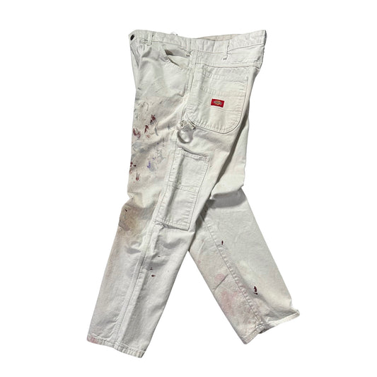 OLD "DICKEIS PAINTER PANTS / WHITE / w36
