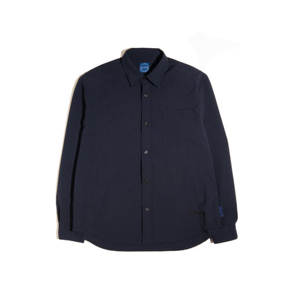 COOL STRIPE L/S SHIRTS / NAVY