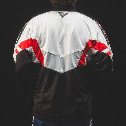 USED "DIADORA" TRACK JACKET / BLACK RED