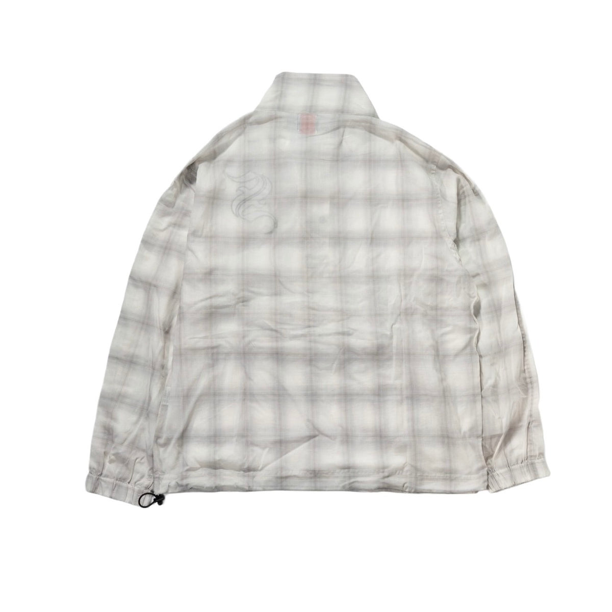 Zip Anorak Shirt / White Check