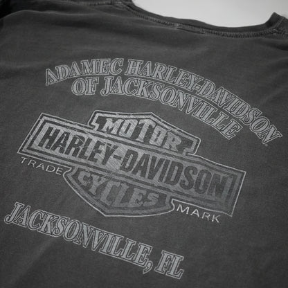 "USED" HARLEY-DAVIDSON L/S TEE / 表記XL