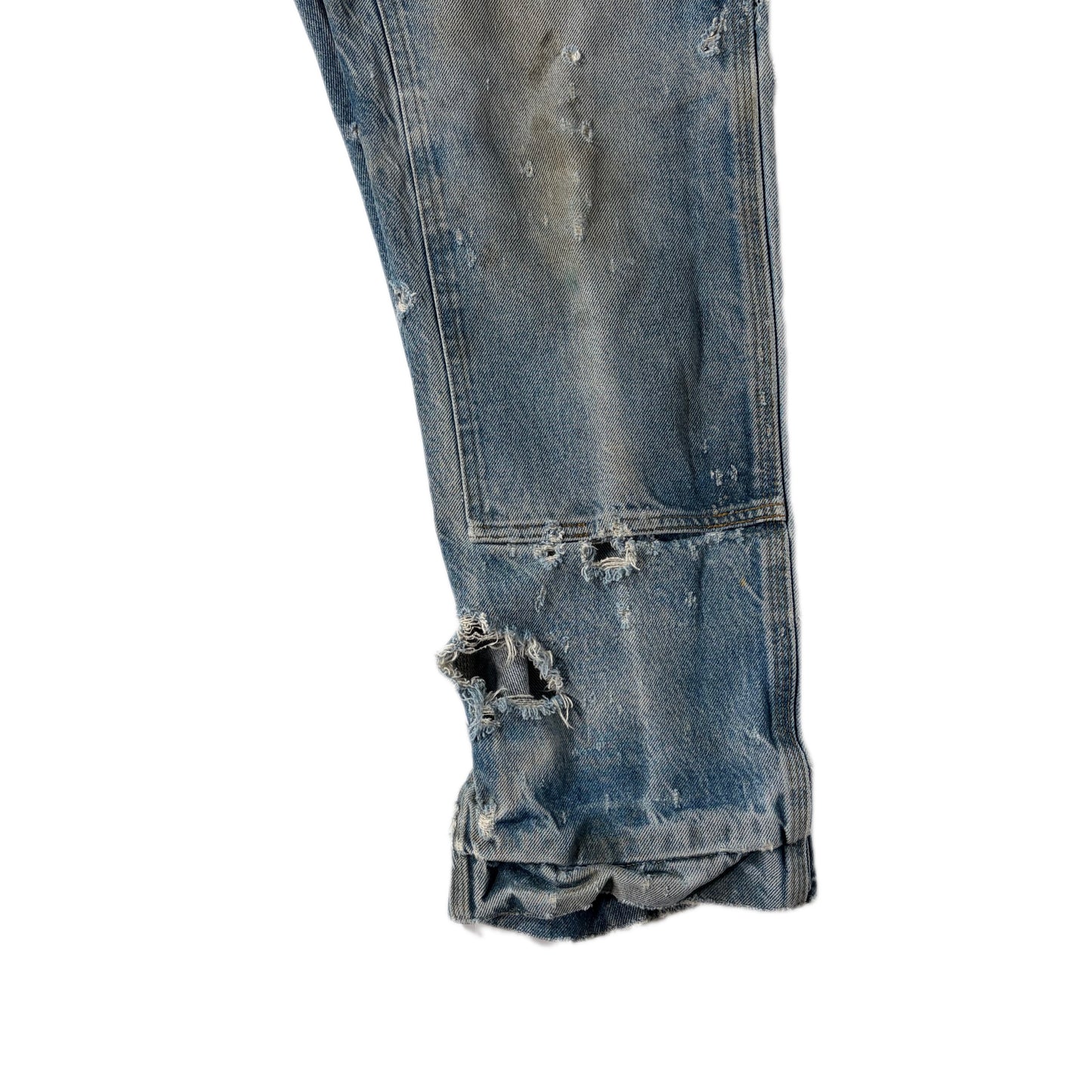 "OLD CARHARTT DOUBLE  KNEE DENIM PANTs/ INDIGO/  表記w36