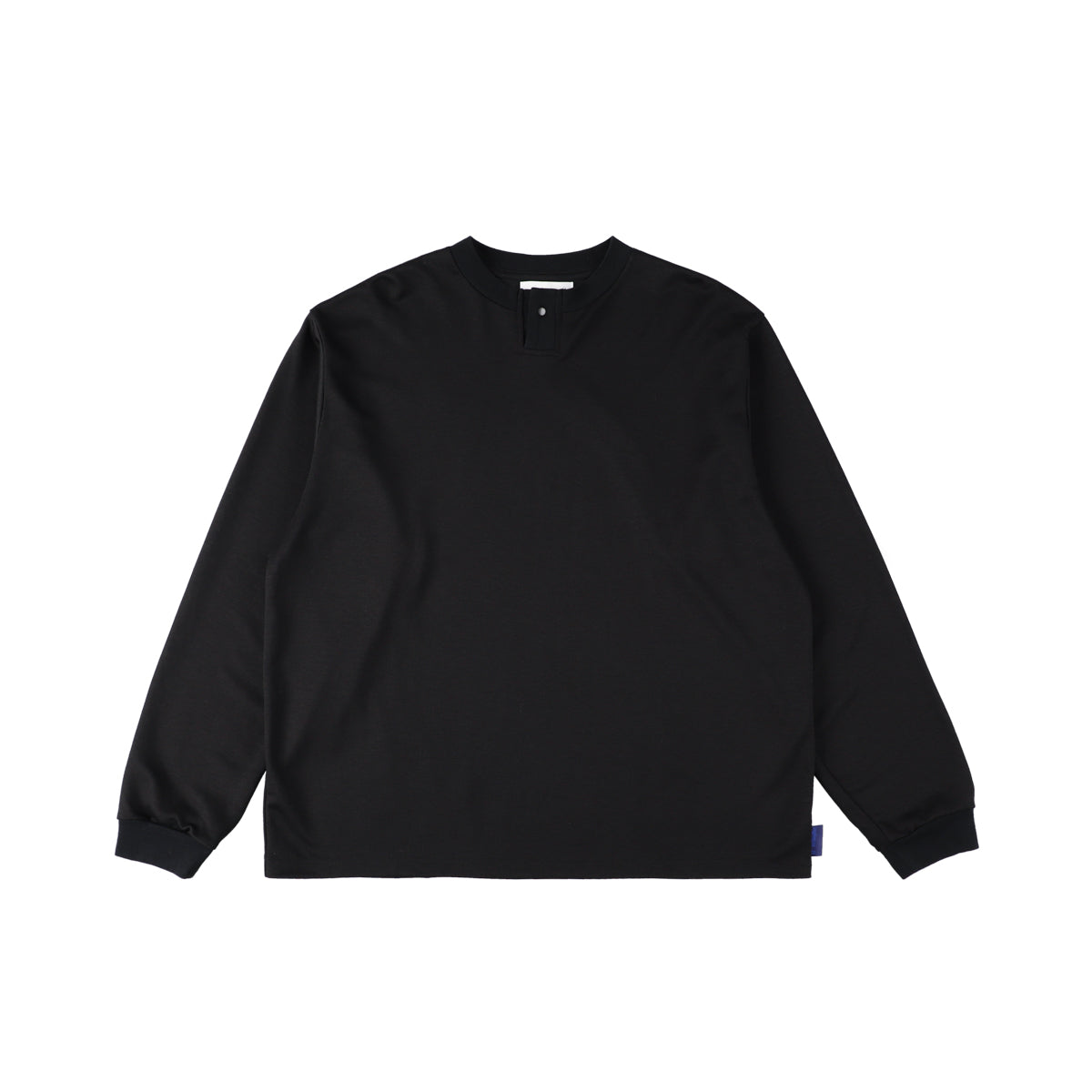 SNAP HENLY L/S TEE / BLACK