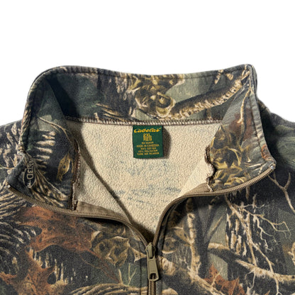 "CABELA'S HAL ZIP / REAL TREE CAMO/  表記XXL