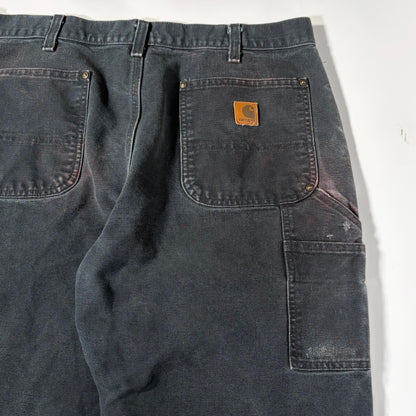"CARHARTT DOUBLE KNEE PANTS / BLACK /  表記W36