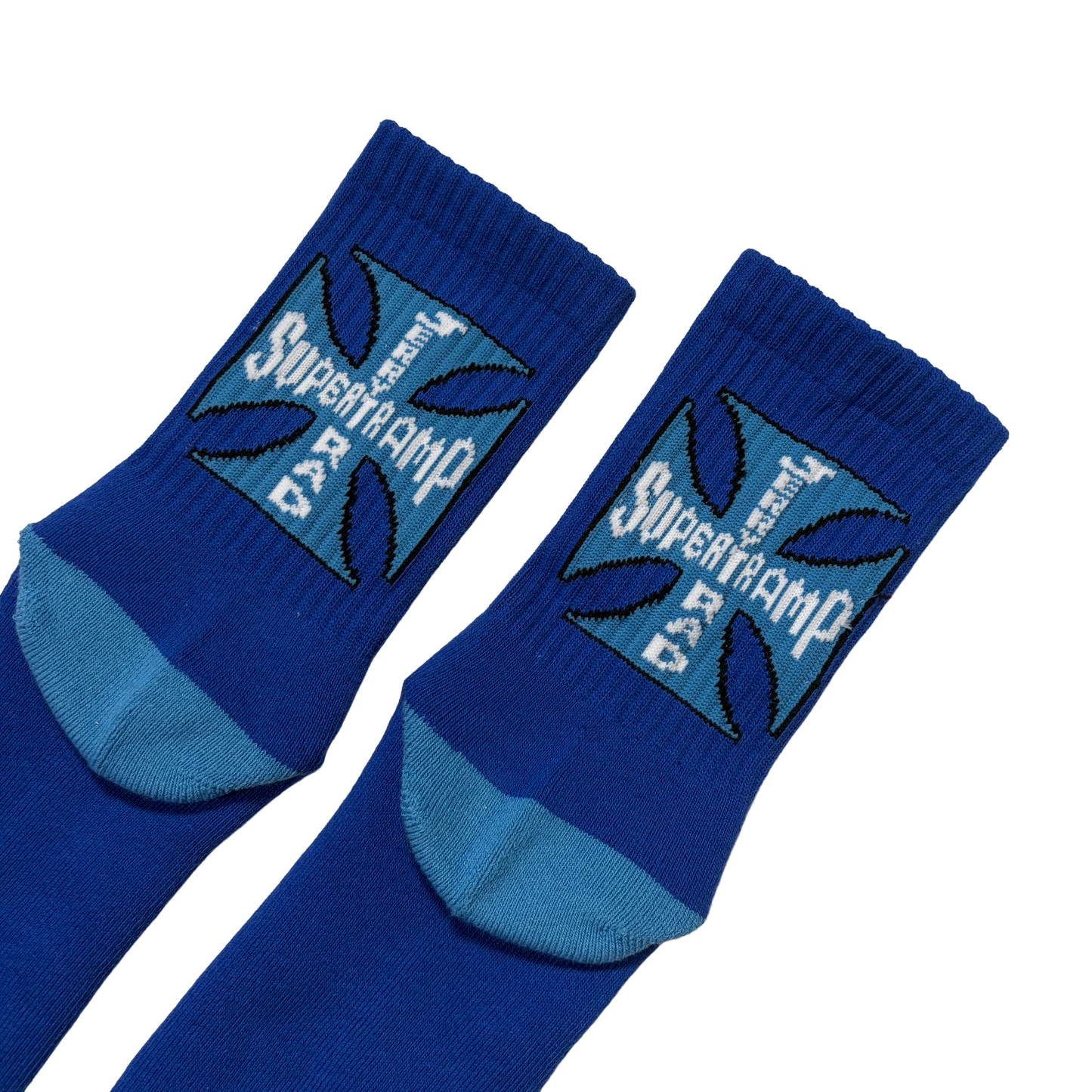 SUPERTRAMP / JERRYTRAD IRON CROSS ANKLE SOX / BLUE