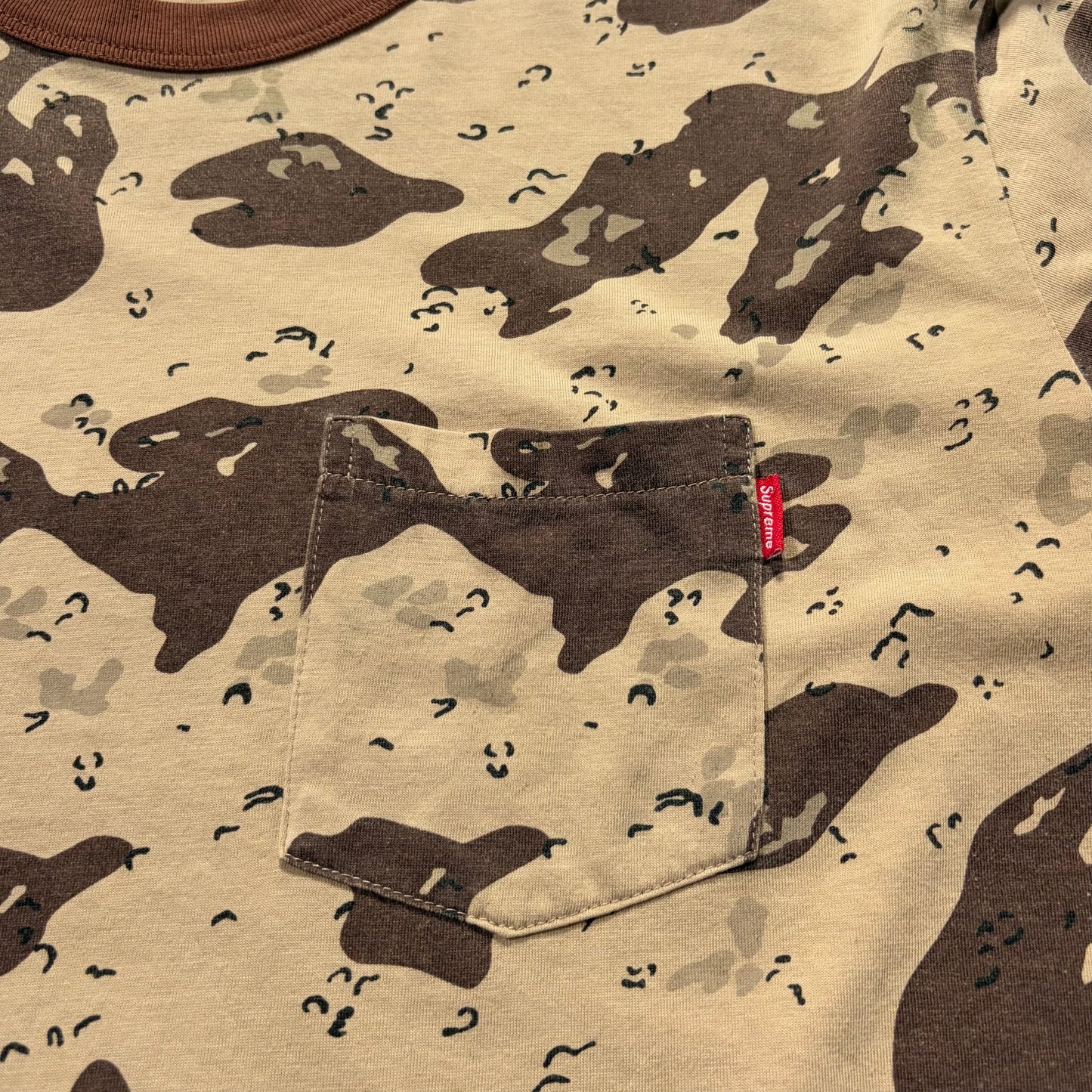 OLD Supreme "Chocolate Chip Camo" Pocket TEE