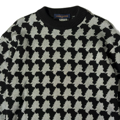 USED LOUIS VITTON LV CIRCLE CREW KNIT / 表記S