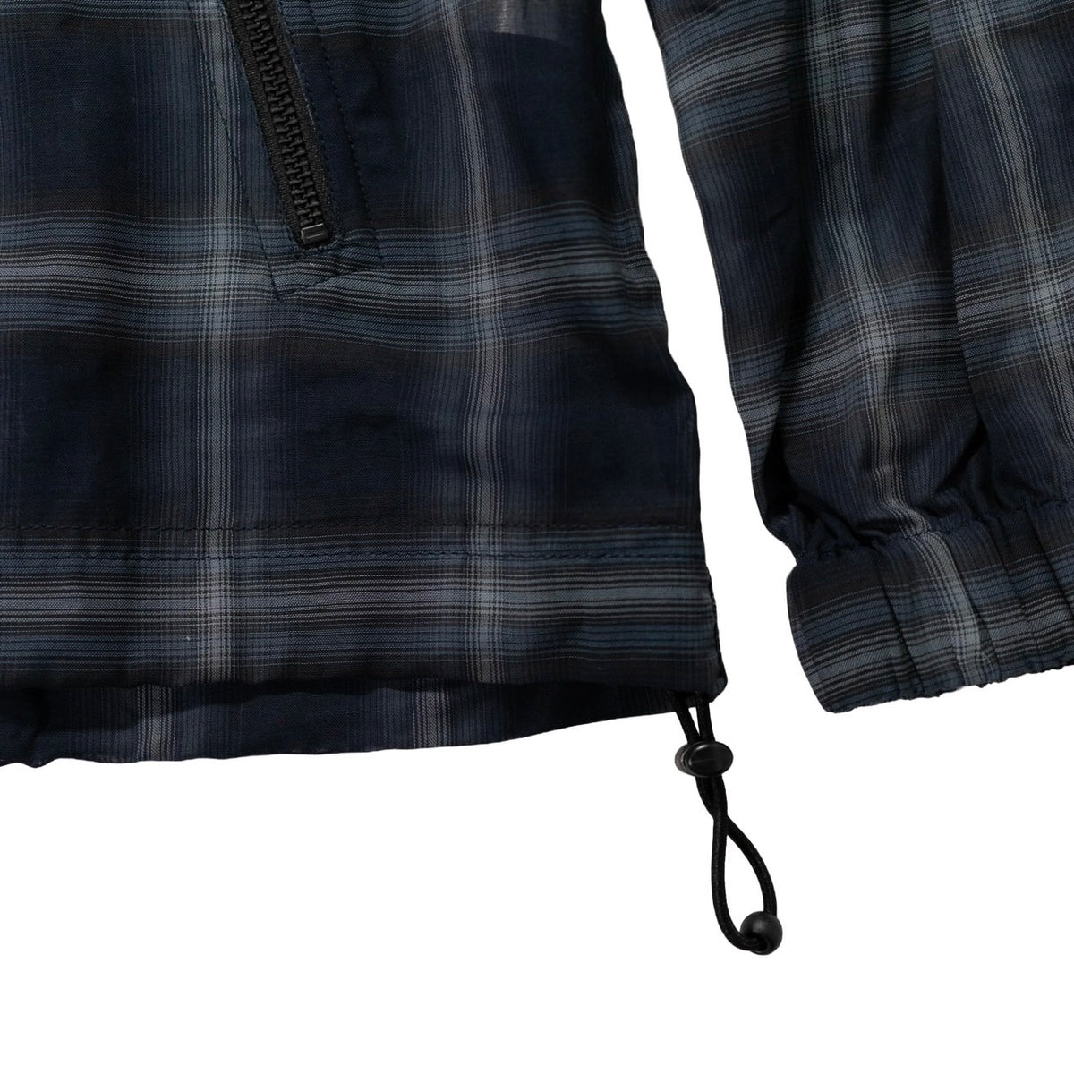 Zip Anorak Shirt / Blue Check