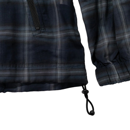 Zip Anorak Shirt / Blue Check