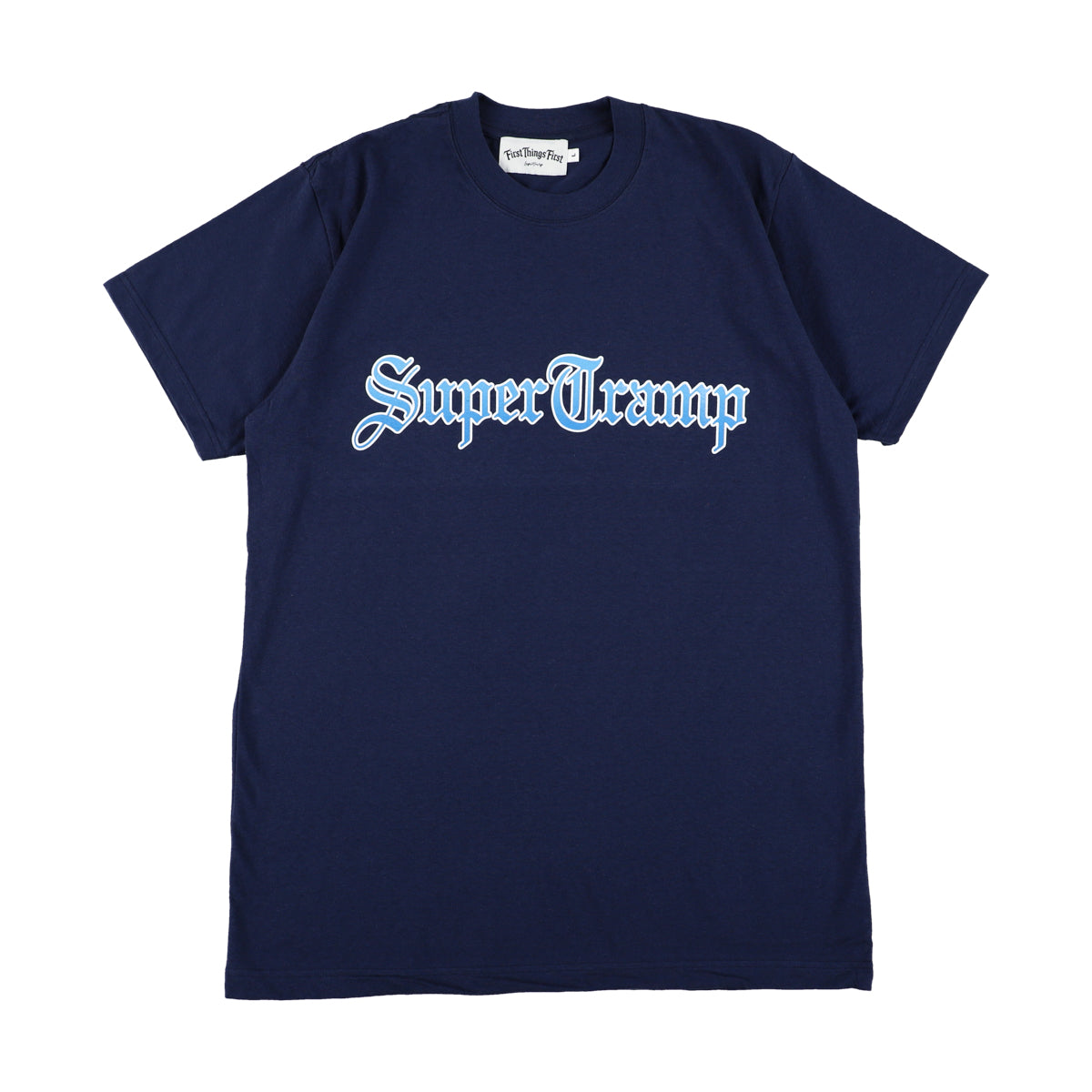 “OLD ENGLISH COLLEGE  S/S TEE”  / NAVY