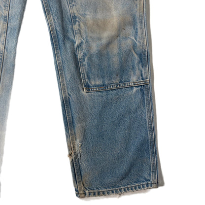 "OLD CARHARTT DOUBLE  KNEE DENIM PANTs/ INDIGO/  表記w34