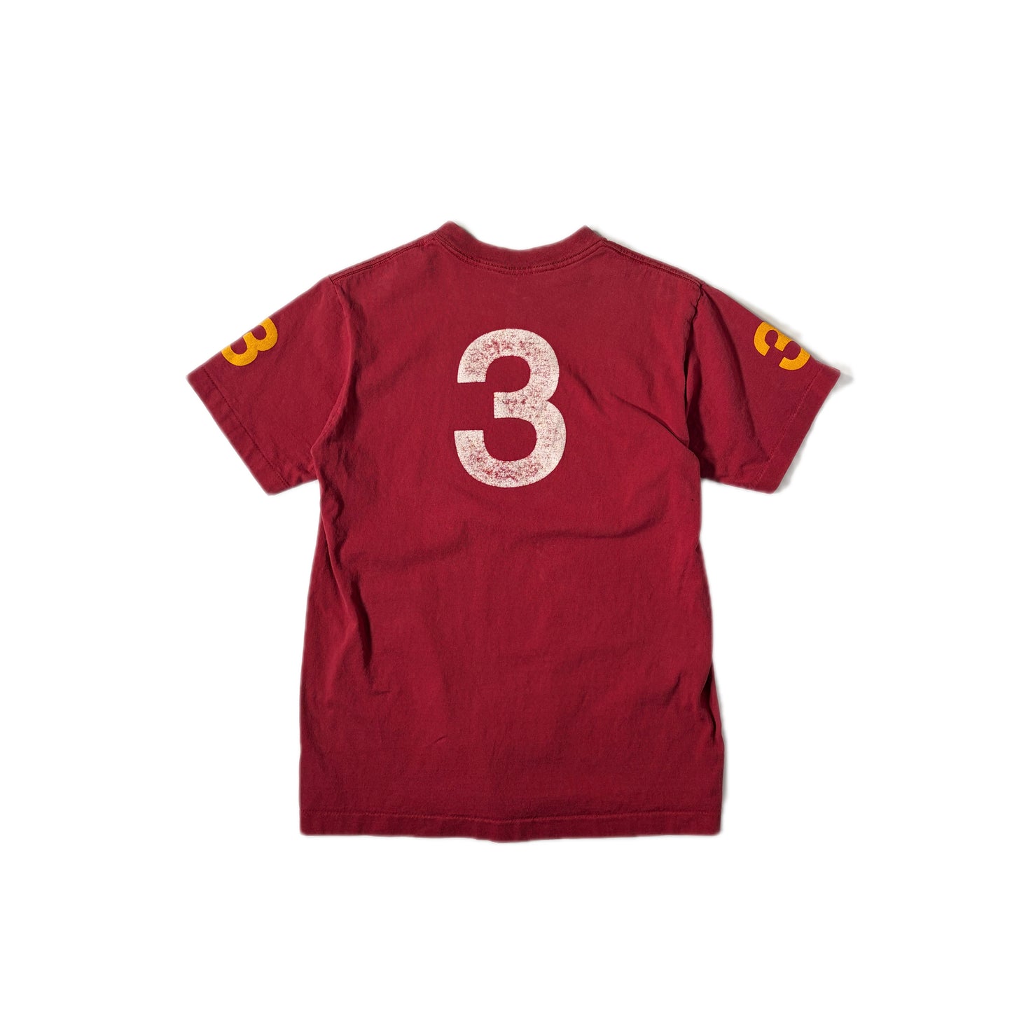 "OLD STUSSY NUMBERS TEE / RED/ 表記M
