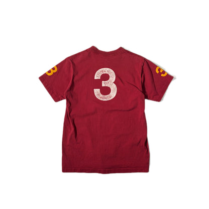 "OLD STUSSY NUMBERS TEE / RED/ 表記M