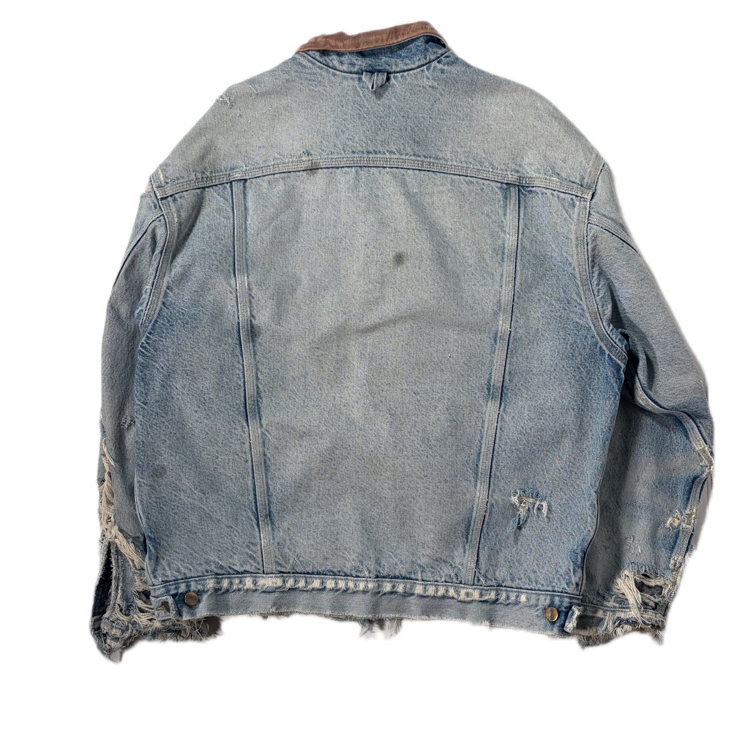 "OLD CARHARTT HARD CRASH DENIM JACKET/ DENIM /  表記L