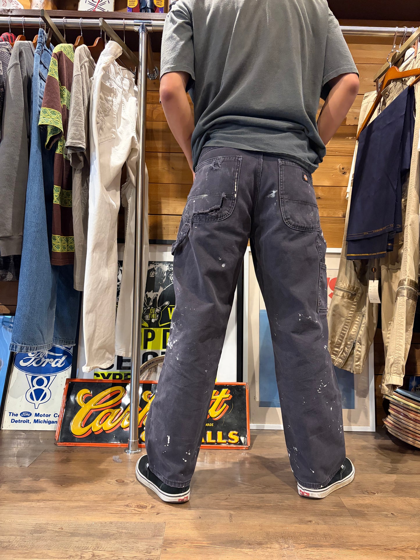 OLD  "DICKEIS PAINTER PANTS / BLACK / 表記W32