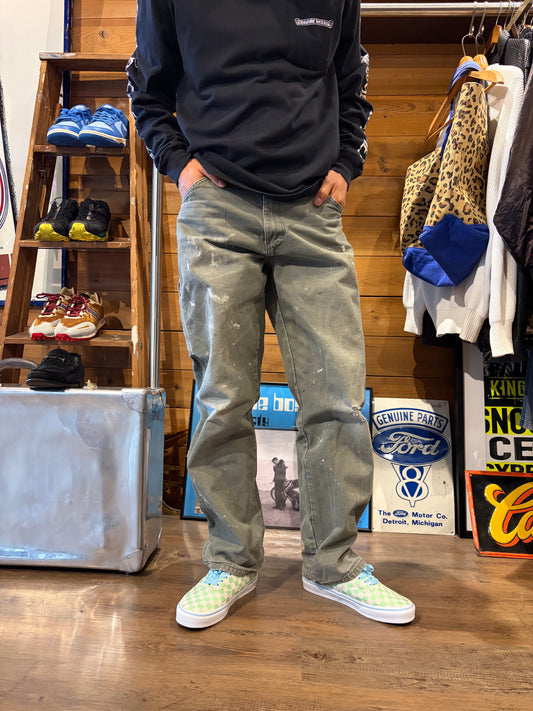 OLD  "DICKEIS PAINTER PANTS / OLIVE / 表記W34