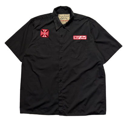 00s "WEST COAST CHOPPERS" S/S SHIRTS BLACK / L