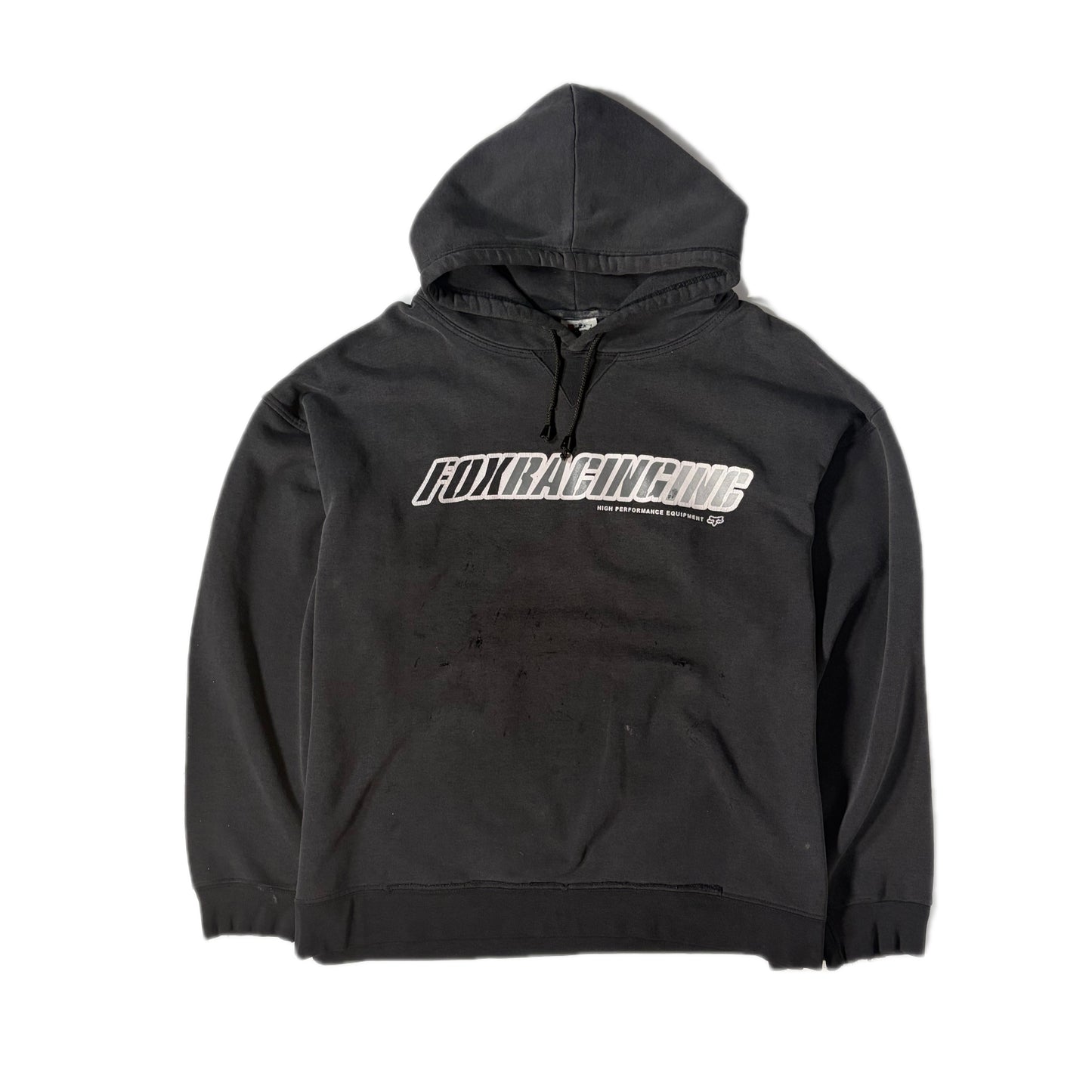 "VINTAGE FOX RACING HOODIE / BLACK /  表記XXL