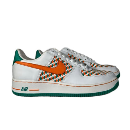 NIKE " AIR FORSE 1 PREMIUM MIAMI" / WHITE / CLEMENTINE-ALOE BLA OREP-ALOE