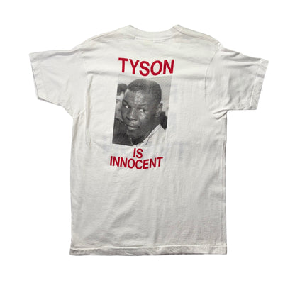 90s "MIKE TYSON FREE TYSON" S/S TEE