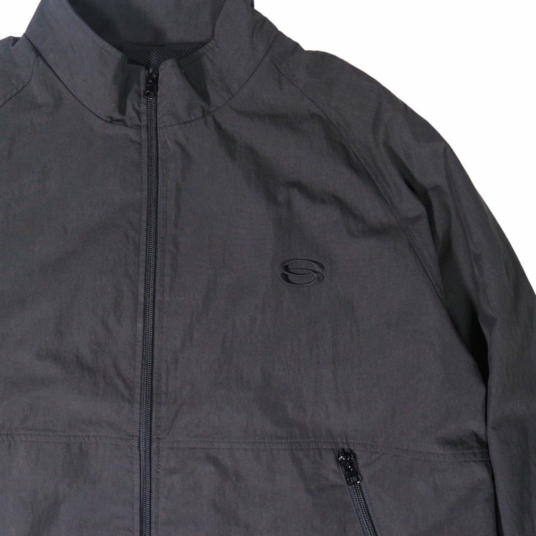 DOUBLE S NYLON JACKET / BLACK