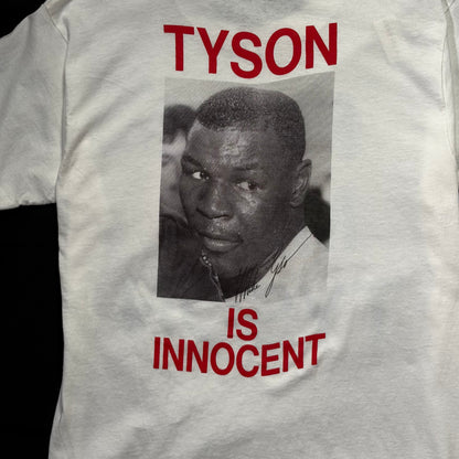 90s "MIKE TYSON FREE TYSON" S/S TEE