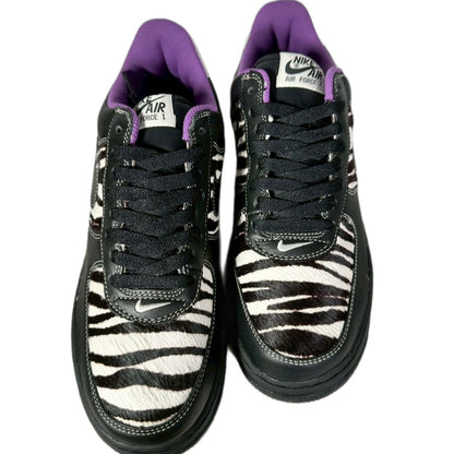 NIKE " WMNS AIR FORSE 1 " /BLACK BLACK-HYACINTH-LT BONE NOIR/NOIR-JACINT-ECRU
